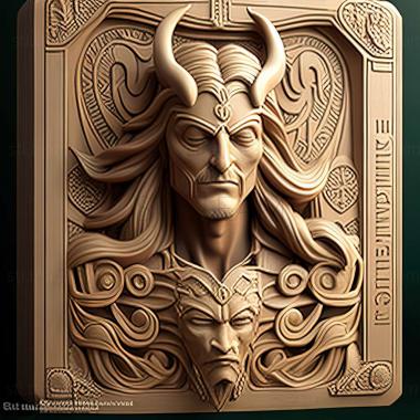 3D model Loki Heroes of Mythology game (STL)